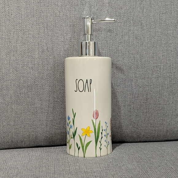 Rae Dunn Other - Rae Dunn Floral Soap Dispenser